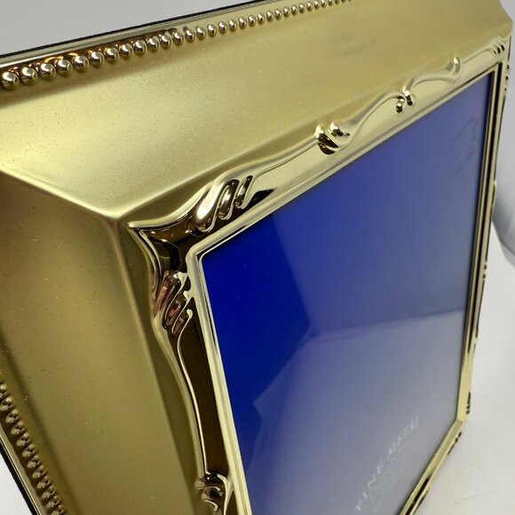 Vintage Brass Gold Photo Picture Frame Ornate 80s 90s Scrolls 8x10 As New Unused - Picture 3 of 5